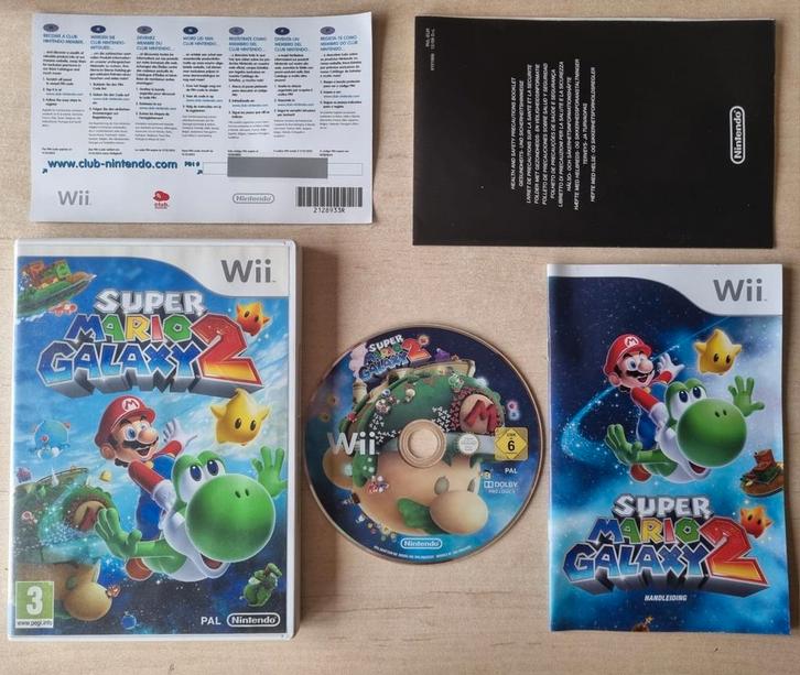 Super Mario Galaxy 2 - Nintendo Wii, Games en Spelcomputers, Games | Nintendo Wii, Zo goed als nieuw, Ophalen of Verzenden