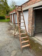 Authentieke houten trapladder, Bricolage & Construction, Échelles & Escaliers, Enlèvement, Utilisé, 2 à 4 mètres