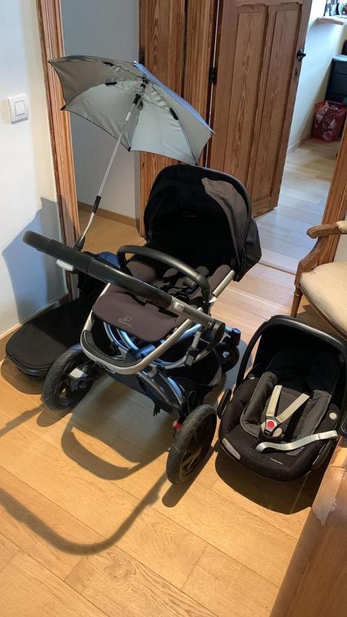 Quinny 3-in-1 kinderwagen, Kinderen en Baby's, Kinderwagens en Combinaties, Combiwagen, Quinny, Luchtbanden, Met autostoeltje