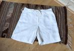 MAC Jeans witte linnen short, 38 (M), Maat 38/40 (M), MAC Jeans, Kort, Wit