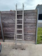 Ladder 2x8tr solide uitschuifbare 4.20H transport 2.25L p95e, Bricolage & Construction, Échelles & Escaliers, Échelle, Enlèvement ou Envoi