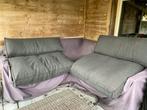 Grijze palletkussens set – 2 zit + 2 rug – comfortabel & net, Tuin en Terras, Ophalen, Zo goed als nieuw, Loungeset