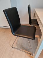 4 zwarte stoelen, Huis en Inrichting, Stoelen, Ophalen