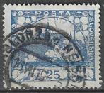 Tsjechoslowakije 1918/1920 - Yvert 35 - Kasteel - Praag (ST), Timbres & Monnaies, Timbres | Europe | Autre, Affranchi, Envoi, Autres pays