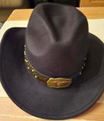 Cowboyhoed Zwart Met Bull Bruine band (Nieuw), Vêtements | Hommes, Chapeaux & Casquettes, Enlèvement ou Envoi, Neuf, 57 cm (M, 7⅛ pouces) ou moins