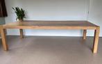 Eettafel massief eikenhout, Huis en Inrichting, Tafels | Eettafels, Ophalen, Zo goed als nieuw, Rond, Eikenhout