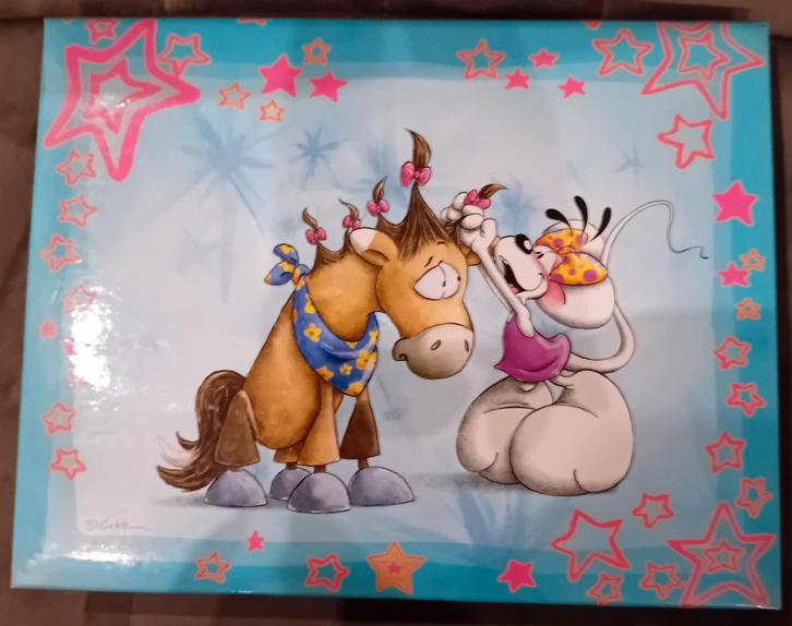 Diddl 80 vierkante blaadjes nummer 48 in schrijfwarenbox, Verzamelen, Diddl, Nieuw, Papier, Kaart of Schrift, Diddl, Ophalen of Verzenden