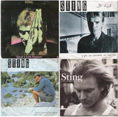 Sting - PAKKET!, CD & DVD, Vinyles Singles, Comme neuf, Single, Pop, 7 pouces, Enlèvement ou Envoi