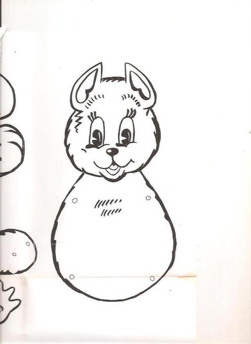 Tom Poes trekpop Marten Toonder Olivier B. Bommel, Verzamelen, Stripfiguren, Gebruikt, Overige typen, Olivier B, Bommel en Tom Poes