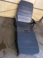 Deux Chaises longue de jardin. Avec coussin. très bon état, Ophalen, Zo goed als nieuw