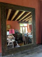 Grote spiegel in houten kader, Huis en Inrichting, Woonaccessoires | Spiegels, Zo goed als nieuw, Ophalen