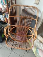 Vintage rotan stoel, Ophalen, Zo goed als nieuw