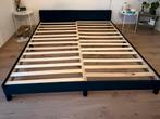 Bedframe Donkergroen, Huis en Inrichting, Ophalen, Gebruikt, Tweepersoons, 180 cm