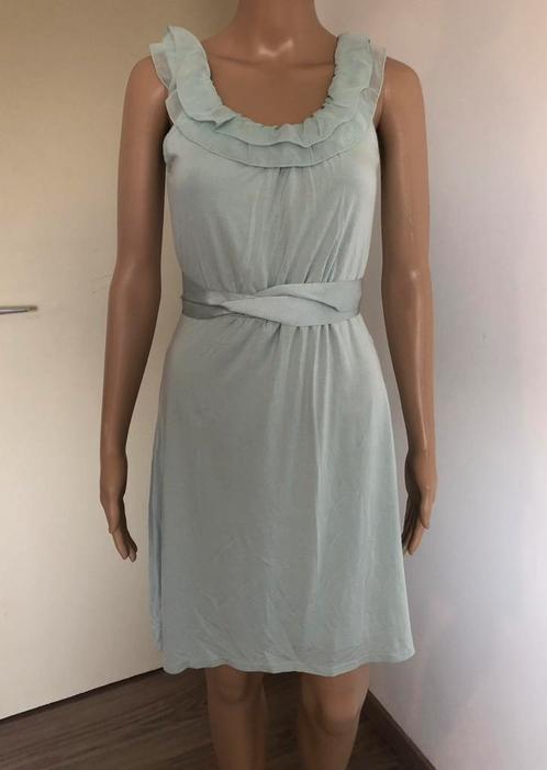 Robe vert menthe avec col en mousseline (taille XS) NEUVE, Vêtements | Femmes, Robes, Neuf, Taille 36 (S), Vert, Au-dessus du genou