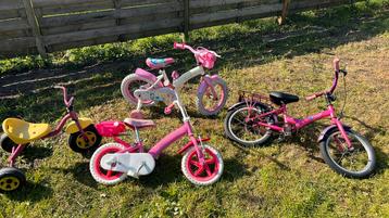 4 kinderfietsjes beschikbaar voor biedingen