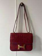 Krokodil Handtas, Handtassen en Accessoires, Tassen | Damestassen, Ophalen of Verzenden, Zo goed als nieuw, Handtas