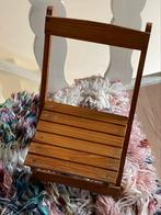 Klein houten stoeltje, Huis en Inrichting, Woonaccessoires | Etagères, Ophalen, Zo goed als nieuw