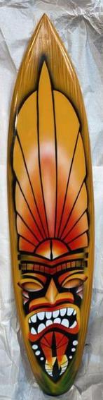 planche de surf Tiki 100 cm en bois d albesia, Antiek en Kunst, Kunst | Beelden en Houtsnijwerken, Ophalen of Verzenden