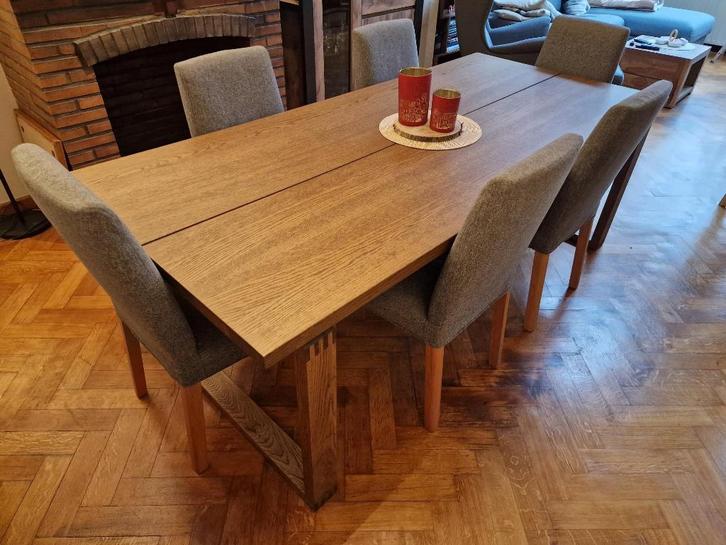 Table IKEA MÖRBYLANGA 220x100 cm, Maison & Meubles, Tables | Tables à manger, Comme neuf, 50 à 100 cm, 200 cm ou plus, Cinq personnes ou plus