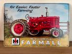 Plaque metallique Farmall tracteur Mc cormick, Ophalen of Verzenden, Nieuw