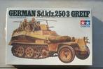 Tamiya - Sd.Kfz.250/3 GREIF - 1/35, Tank, Enlèvement ou Envoi, Utilisé, 1:32 à 1:50