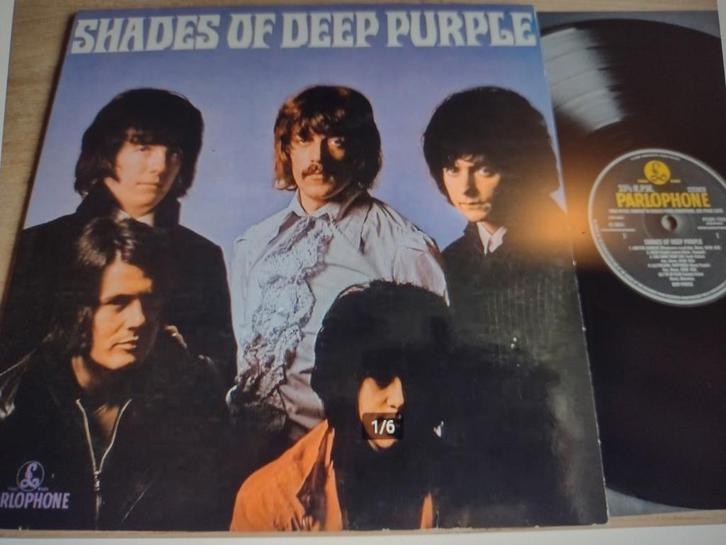1ste LP DEEP PURPLE: SHADES OF DEEP PURPLE (1968), Cd's en Dvd's, Vinyl | Hardrock en Metal, Zo goed als nieuw, Ophalen of Verzenden