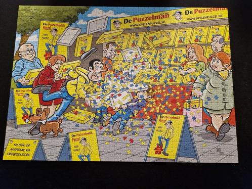 puzzel De Puzzelman 1000st, Hobby en Vrije tijd, Denksport en Puzzels, Legpuzzel, 500 t/m 1500 stukjes, Ophalen of Verzenden