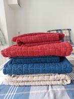 Lot de 3 jeux de serviettes de bain Ikea: 9 serviettes, Ophalen of Verzenden, Zo goed als nieuw, Blauw