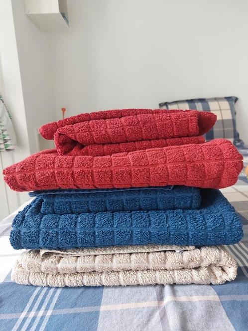 Lot de 3 jeux de serviettes de bain Ikea: 9 serviettes, Huis en Inrichting, Badkamer | Badtextiel en Accessoires, Zo goed als nieuw