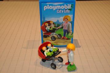 Playmobil 5573 Tweeling kinderwagen disponible aux enchères