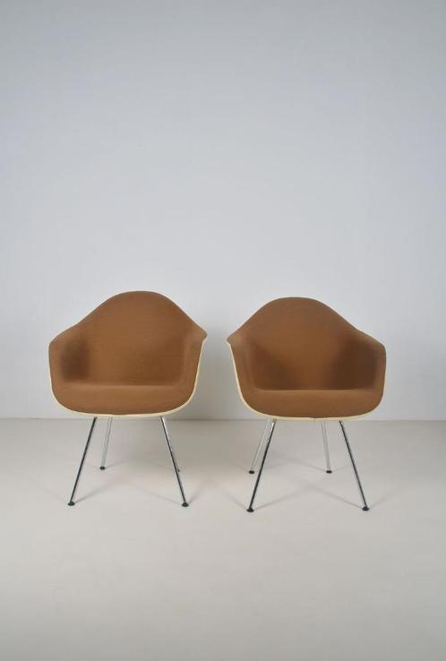 Set stoelen door Charles & Ray Eames voor Herman Miller, '70, Maison & Meubles, Chaises, Utilisé, Deux, Métal, Tissus, Autres matériaux