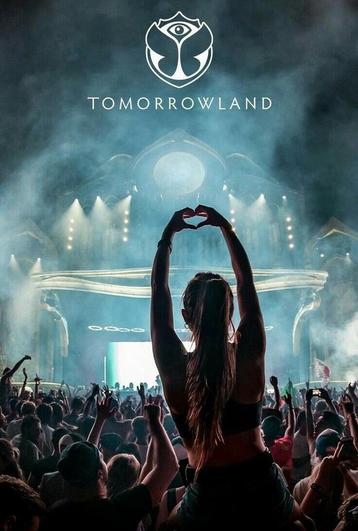 Metalen reclamebord Tomorrowland 3 - retro vintage mancave beschikbaar voor biedingen