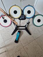 Playstation 3 Rockband drumset + 5 rockband games, Ophalen of Verzenden, Zo goed als nieuw