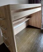 Bed, Huis en Inrichting, Slaapkamer | Bedden, Ophalen, Eenpersoons, Hout, 100 cm