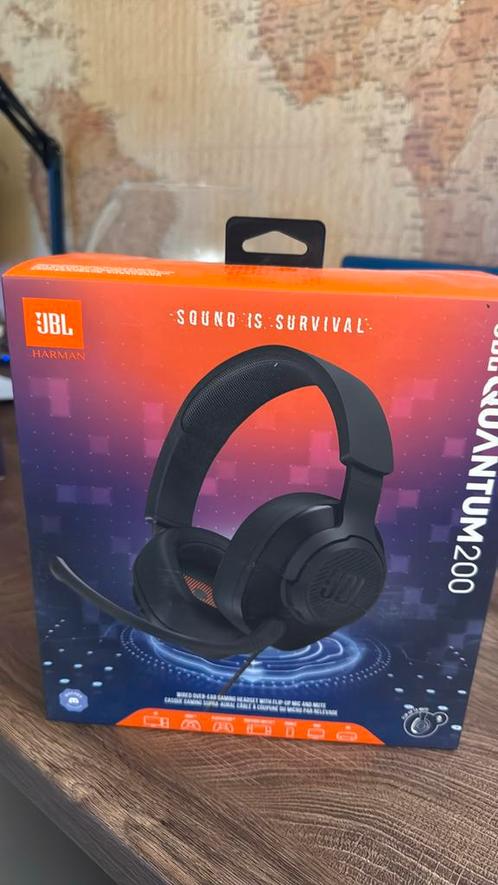 Gaming koptelefoon JBL Quantum 200, Computers en Software, Headsets, Nieuw, Bedraad, Ophalen of Verzenden