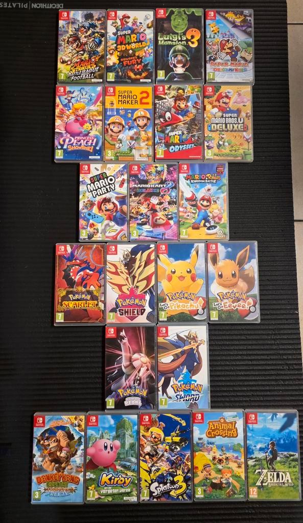 NINTENDO SWITCH SPELLETJES EN ACCESSOIRES IN NIEUWSTAAT, Games en Spelcomputers, Games | Nintendo Switch, Sport, Ophalen of Verzenden