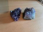Twee stukjes ruwe amethist, Enlèvement, Minéral