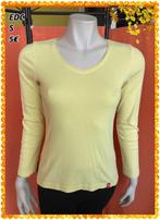 Longsleeves dames S. Edc, Geel, Ophalen of Verzenden, Lange mouw, Maat 36 (S)