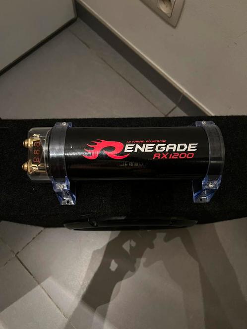 Renegade RX1200 condensator / capacitor ; 1,2 farad, Auto diversen, Autospeakers, Zo goed als nieuw, Ophalen