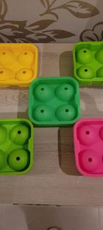 3x Silicone ijsballenvorm voor 4 ijsballen /ophalen in Hamme, Ophalen, Groen