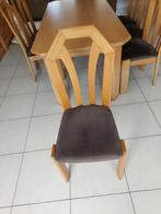 6 stoelen, Ophalen, Gebruikt, Bruin, Vijf, Zes of meer stoelen