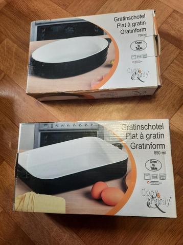 gratinschotels CosyTrendy ovaal of rechthoekig splinternieuw beschikbaar voor biedingen