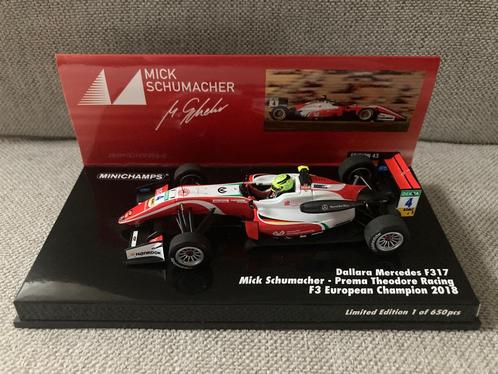 Mick Schumacher 1:43 F3 European Champion 2018 F317, Verzamelen, Automerken, Motoren en Formule 1, Nieuw, Formule 1, Ophalen of Verzenden