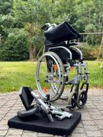 B + B Rolstoel Vouwbare | Lichtgewicht Invalide rolwagen, Ophalen of Verzenden, Inklapbaar, Zo goed als nieuw, Handbewogen rolstoel