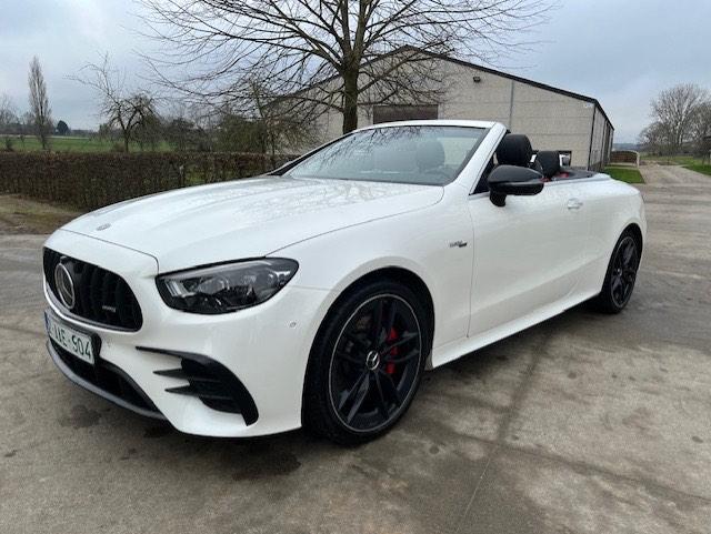 Mercedes E53 AMG Turbo 4Matic+ cabrio MET 75.000km EN navi, Auto's, Mercedes-Benz, Bedrijf, Te koop, E-Klasse, 360° camera, ABS