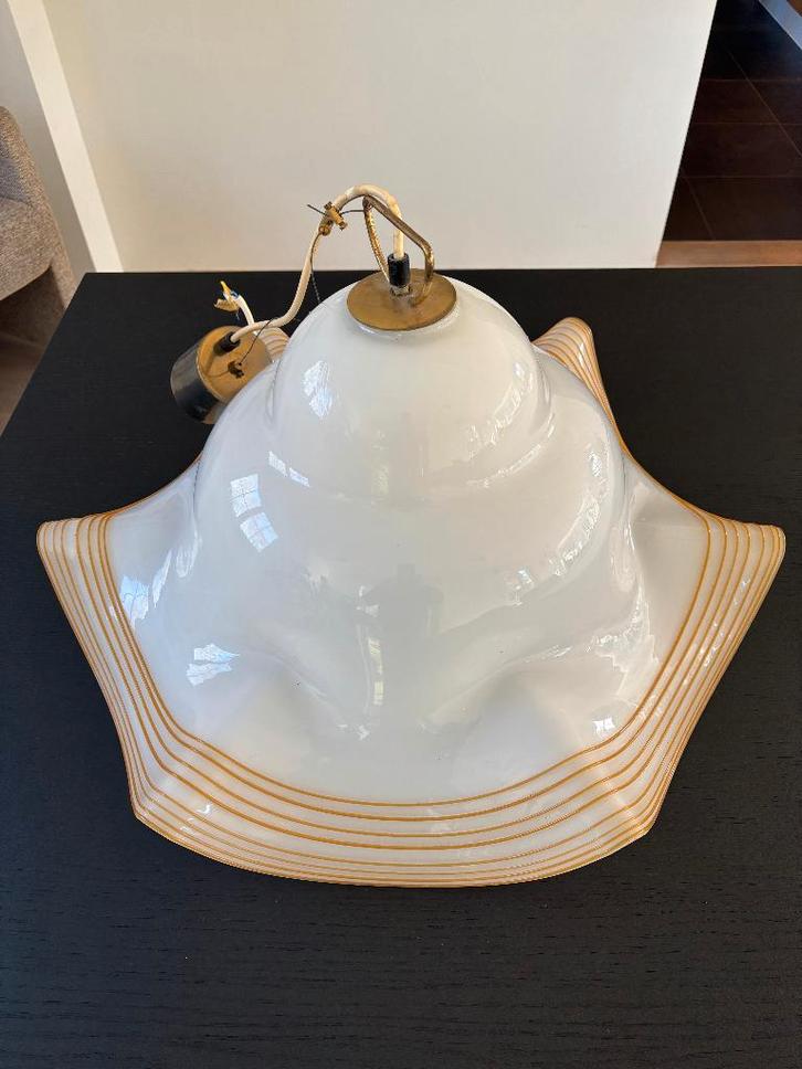 Lustre Murano Vintage, Maison & Meubles, Lampes | Suspensions, Comme neuf, Verre, Enlèvement