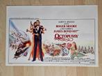 filmaffiche James Bond Octopussy 1983 filmposter, Rechthoekig Liggend, Ophalen of Verzenden, Zo goed als nieuw, A1 t/m A3