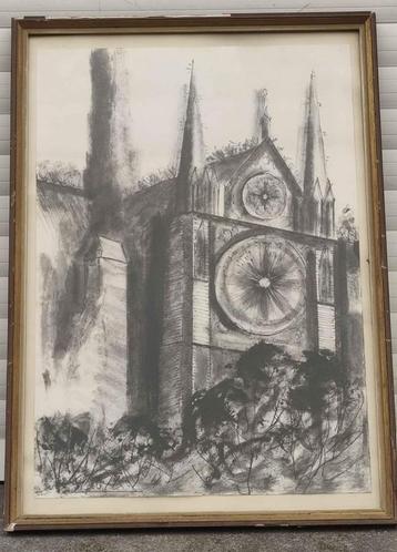 Lavis Eglise sainte Catherine a Bruxelles signe beschikbaar voor biedingen