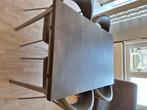 Tafel en 4 stoelen, Ophalen, Kunststof, Gebruikt, 50 tot 100 cm