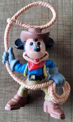 Disney figuur Mickey Mouse: cowboy (Bullyland), Verzamelen, Ophalen of Verzenden, Mickey Mouse, Gebruikt, Beeldje of Figuurtje